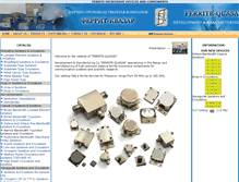 Tablet Screenshot of ferrite-quasar.ru